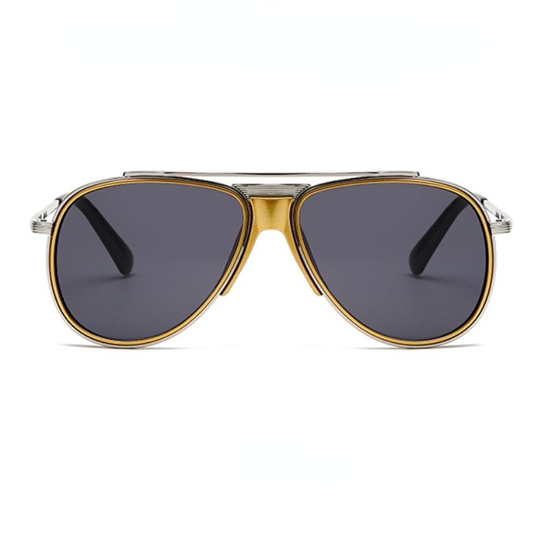 1 Stück Simple Series Lässige einfarbige Unisex-Sonnenbrille aus Legierung Bild12