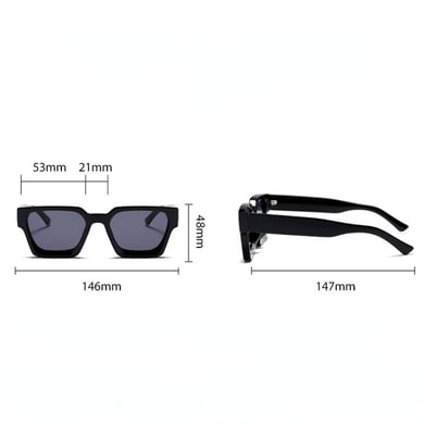 1 pezzo semplice serie casual leopardo stampa plastica occhiali da sole unisex h5 Immagine11