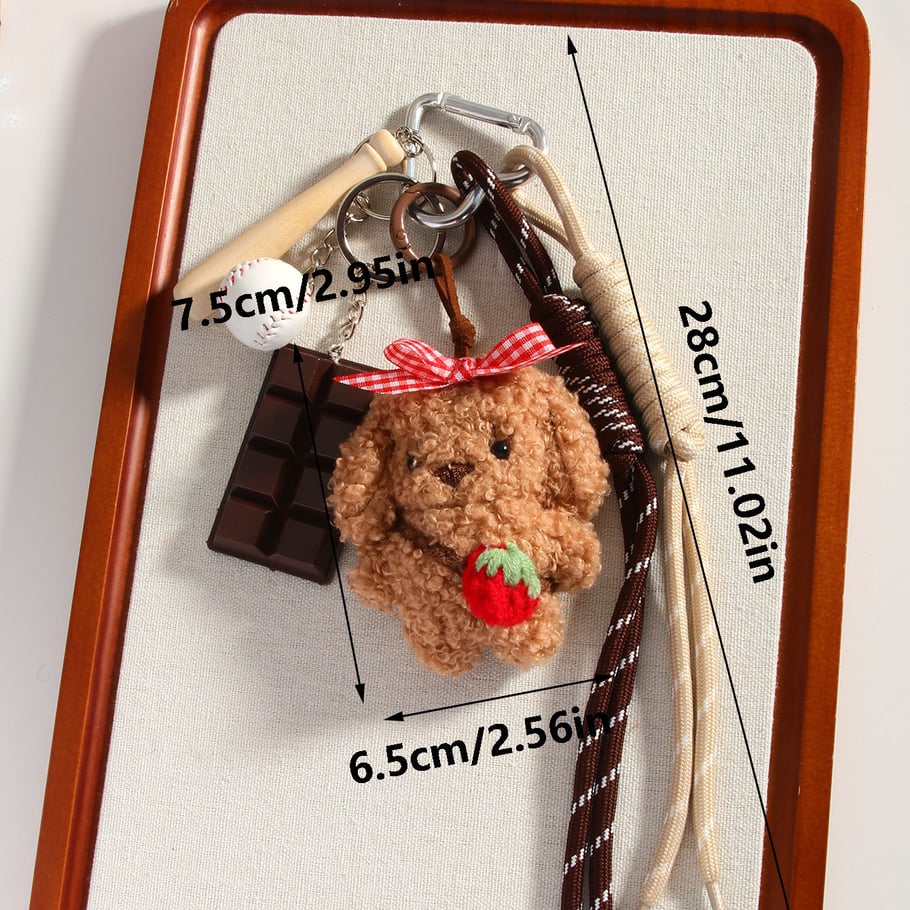 1 Piece Simple Series Cute Animal Rayon Women's Bag Charms Picture7