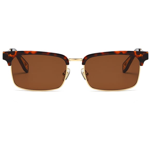1 Stück Simple Series Vacation Einfarbige Damen-Sonnenbrille aus Legierung