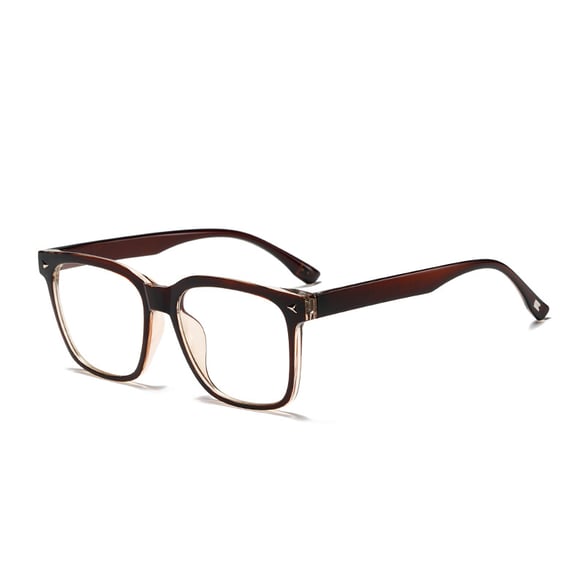 1 pieza de gafas de sol de plástico de color sólido informales de serie simple para mujer