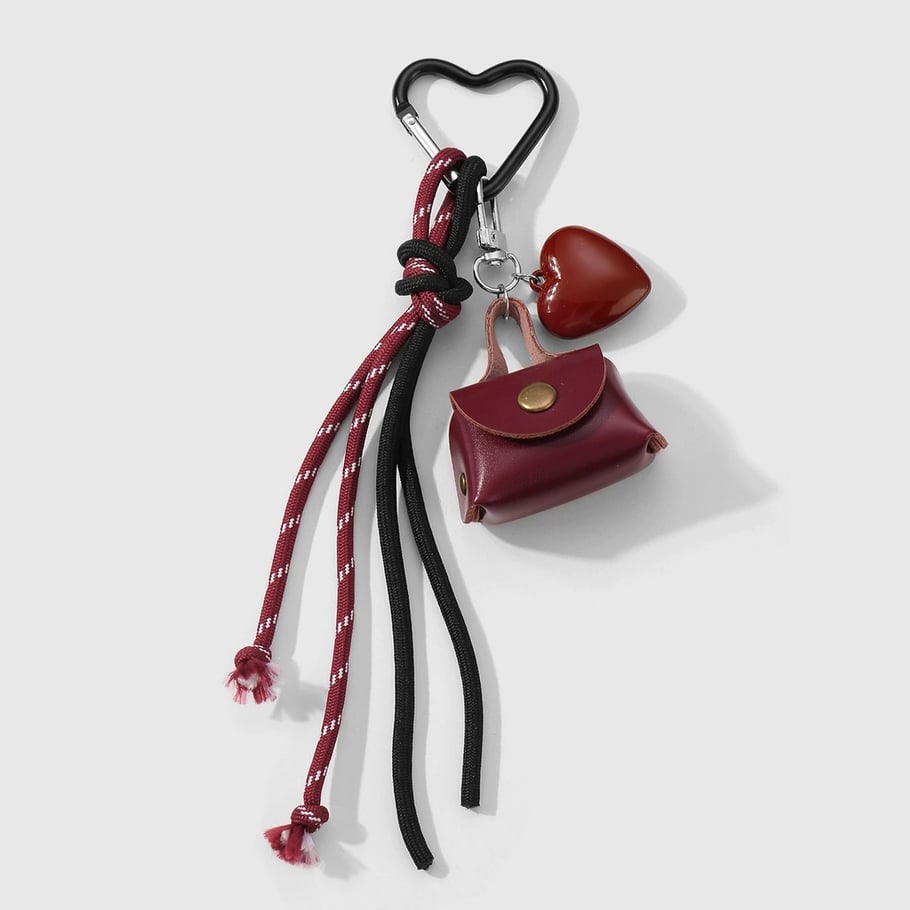1 Stück Romantische Serie Retro Herz Legierung Damen Taschenanhänger Bild5