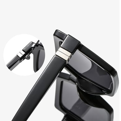 1 Piece Luxurious Series Casual Patchwork Plastic Unisex Sunglasses h5 Picture8