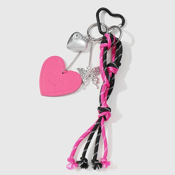 1 Piece Simple Series Retro Heart Alloy Women's Bag Charms 2