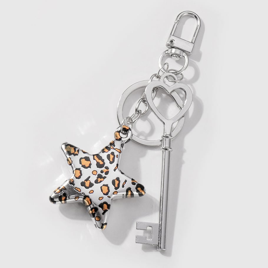 1 Piece Simple Series Retro Leopard Print CCB Women's Bag Charms Picture5