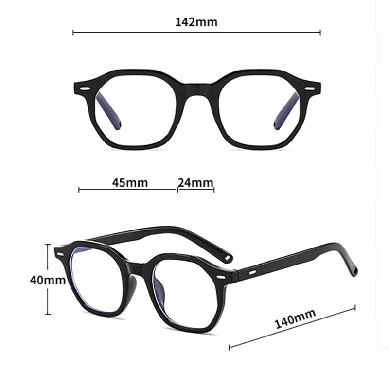1 Pair Of Simple Daily-style Solid Color Blue-light-blocking Glasses Unisex Sunglasses Picture12