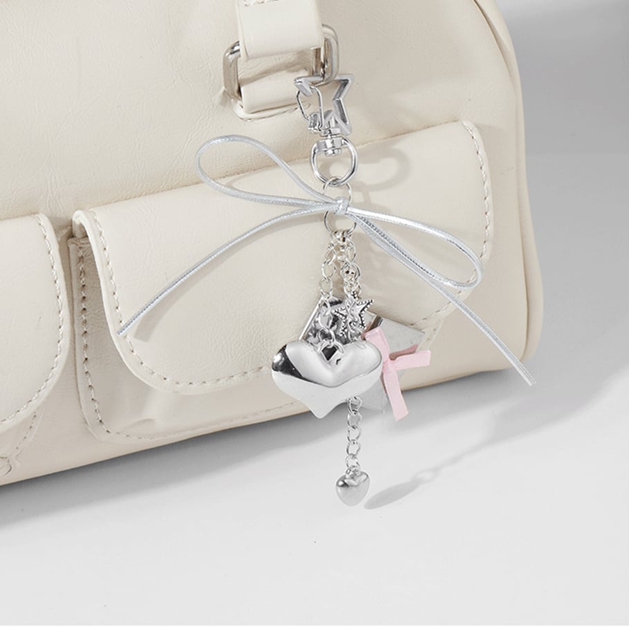 1 Piece Romantic Series Sweet Heart Alloy Women's Bag Charms Picture5