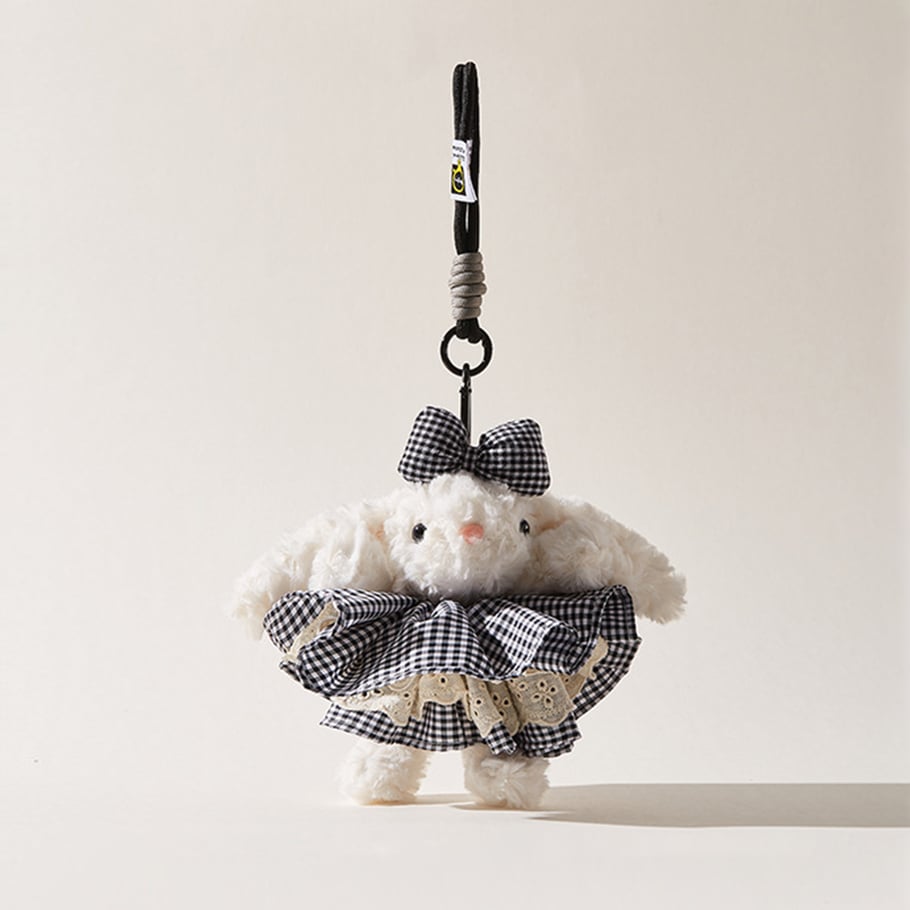 1 pieza de dijes para bolso de mujer de rayón con diseño de animales lindos de la serie romántica Imagen3