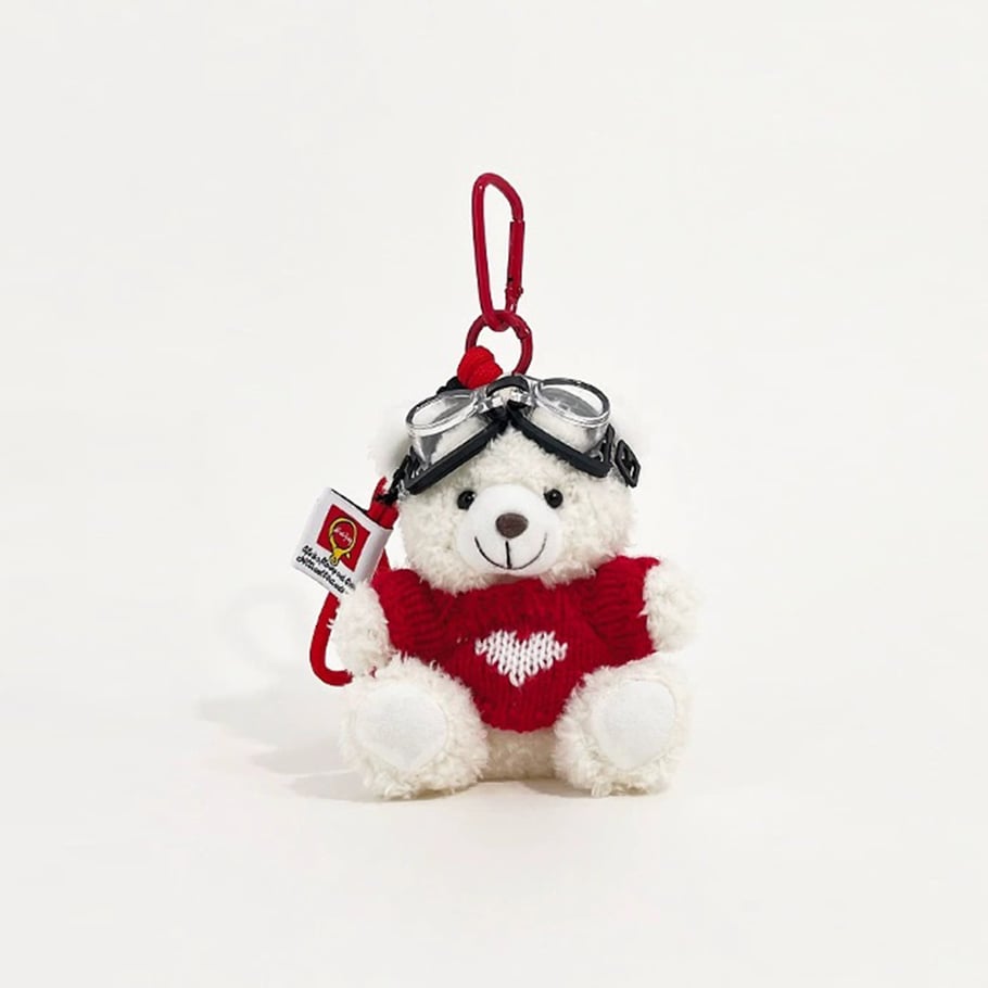 1 Piece Cute Bear Wearring Sweater Women's Bag Charms Picture4