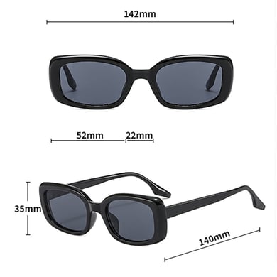 1 Piece Luxurious Series Simple Patchwork Plastic Unisex Sunglasses h5 Picture11