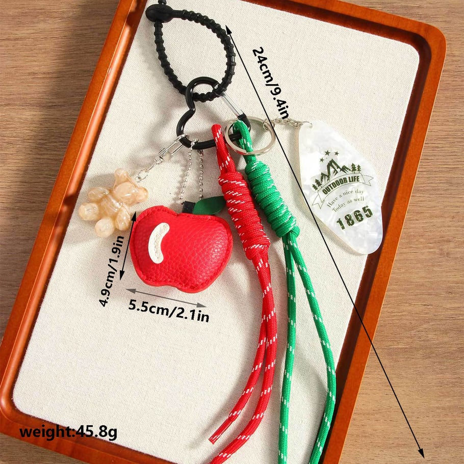 1 Piece Simple Series Sweet Plant PU Women's Bag Charms Picture6