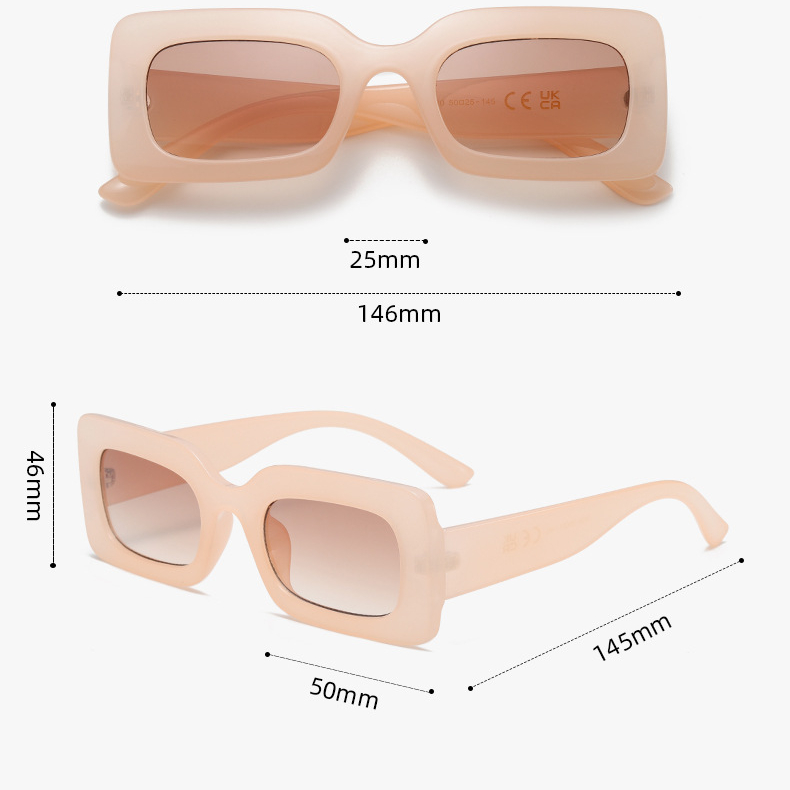 1 Pair Stylish Wide  Brimmed Leopard  Print Women's Sunglasses Picture12