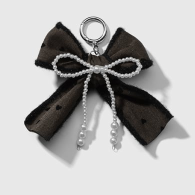 1 Piece Romantic Series Sweet Bow Knot Resin Artificial Pearl Women's Bag Charms h5 Picture7