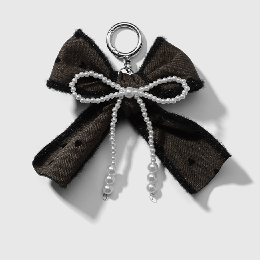 1 Piece Romantic Series Sweet Bow Knot Resin Artificial Pearl Women's Bag Charms Picture7
