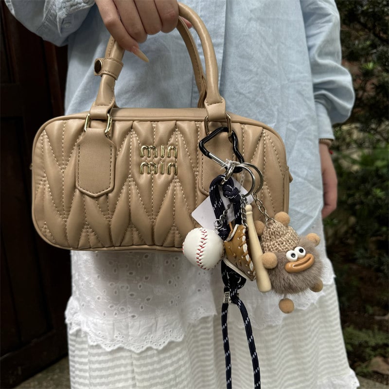 1 pieza de dijes de aleación de cadena linda de serie simple para bolso de mujer Imagen3