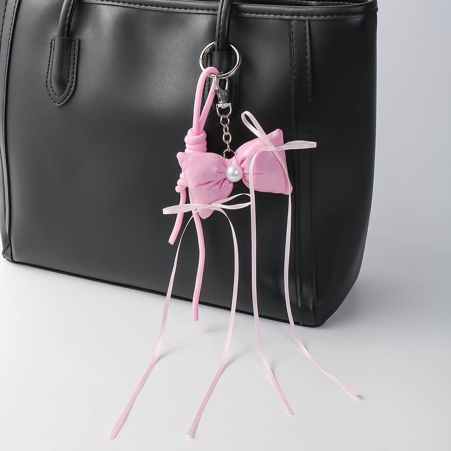 1 Piece Sweet Love Bow Knot  Women's Bag Charms Picture5