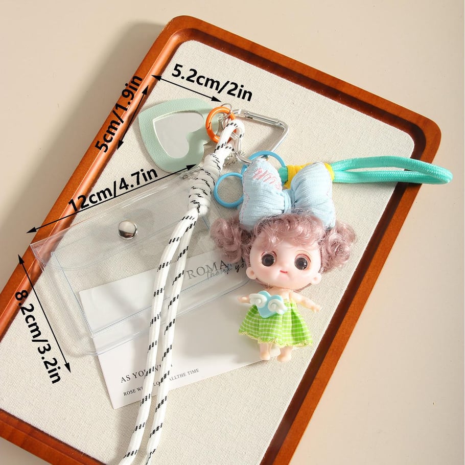 1 Piece Lovely Series Cute Bow Knot Baby Doll Rayon Women's Bag Charms Picture10