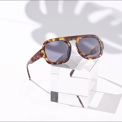 1 Pair Simple Series Daily Leopard Print Plastic Women's Sunglasses h5 Picture10