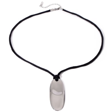 1 Piece Simple Series Daily Solid Color Stainless Steel Women Pendant necklaces h5 Picture6