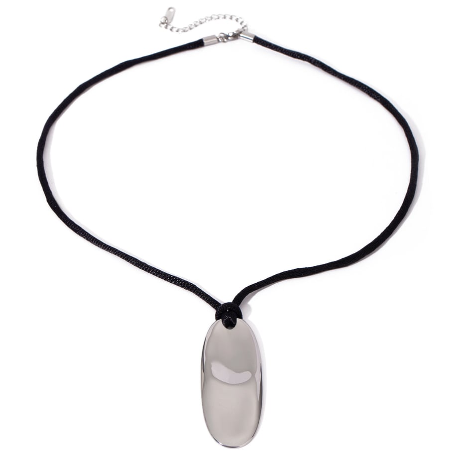 1 Piece Simple Series Daily Solid Color Stainless Steel Women Pendant necklaces Picture6