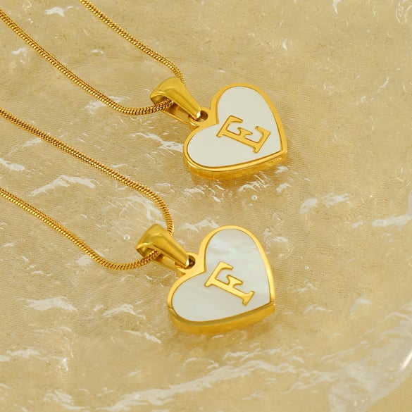 1 Piece Simple Series Daily Letter Women's Pendant Necklaces 2