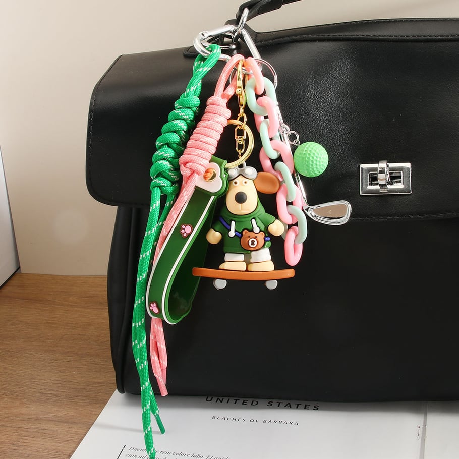1 Piece Cute Golf & Dog Women's Bag Charms Picture8