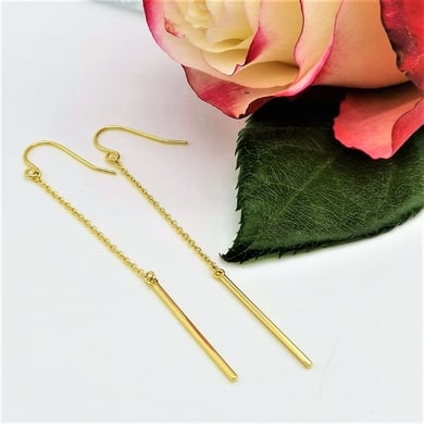 Simple Long - chain Women's Earrings h5 Picture3