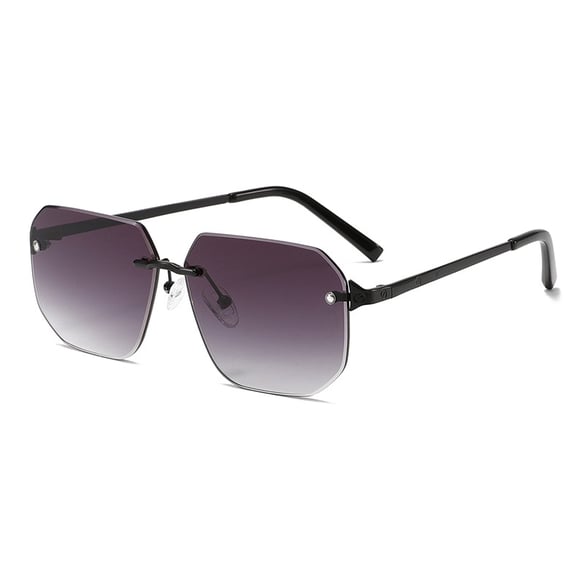 1 Pair of Light Luxury Multi - sided Frameless Stylish Women's Sunglasses