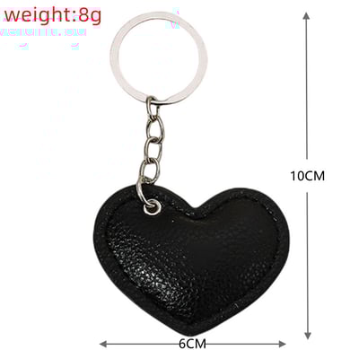 1 Piece Retro Leather Heart Women's Bag Charms h5 Picture5
