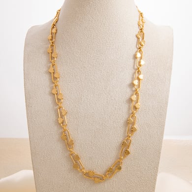 1 Stück Simple Series Simple Heart Edelstahl 18 Karat vergoldet Unisex Anhänger Halsketten h5 Bild5