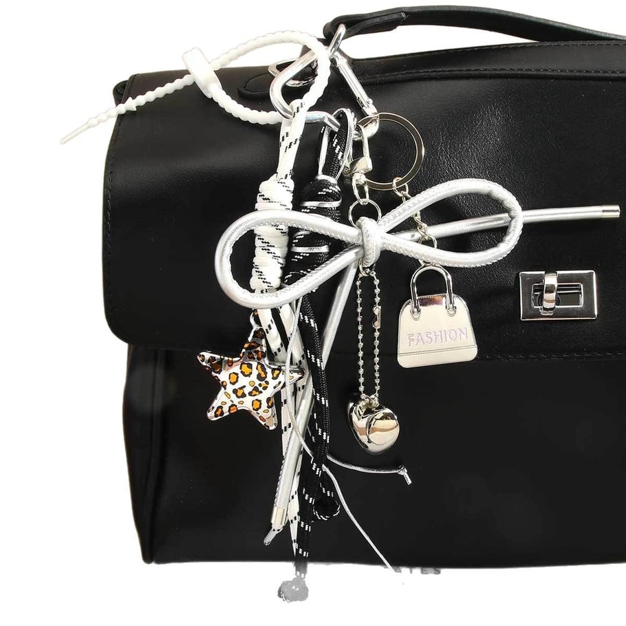 1 Piece Retro Style Leopard Star Women's Bag Charms Picture5