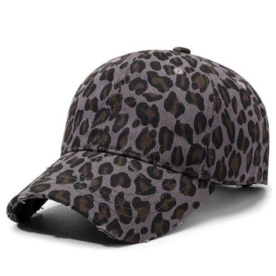 1 Stück Simple Series Retro Leopard Print Baumwolle Damenhüte h5 