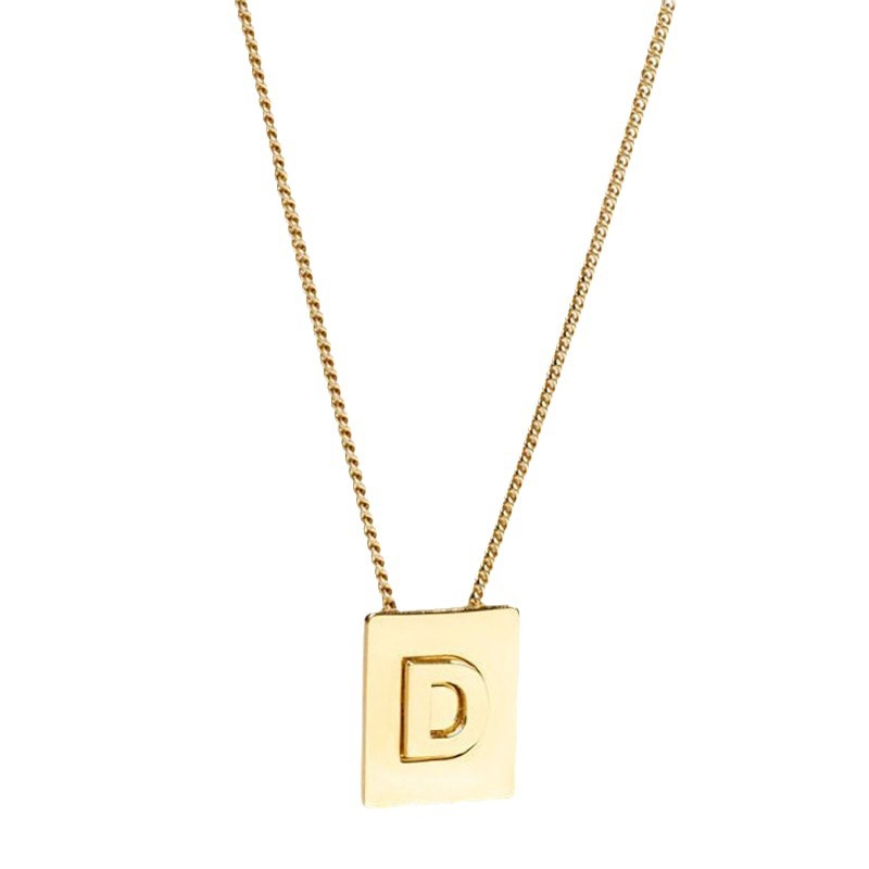 1 Piece Simple Series Daily Letter Unisex Pendant Necklaces Picture6