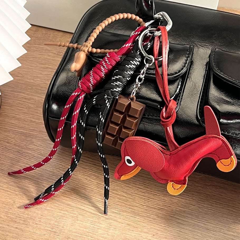 1 Piece Simple Series Daily Animal PU Women's Bag Charms Picture3