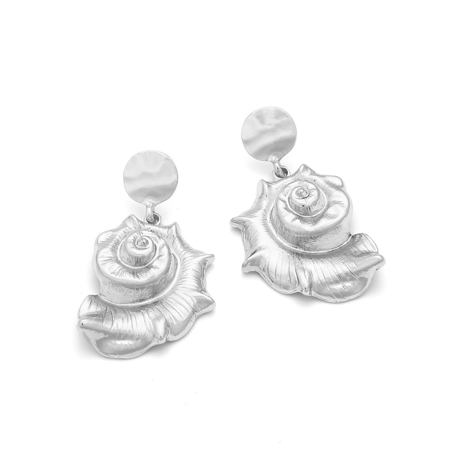 1 Pair Vintage Alloy Conch Dangle Earrings Picture5
