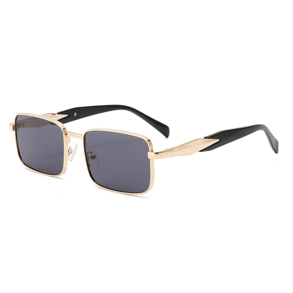 1 Pair of Retro Square - frame Metal Women's Sunglasses 2