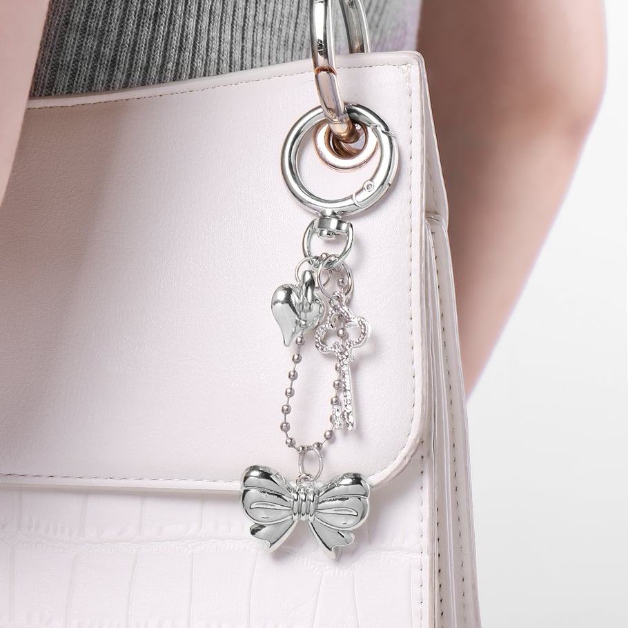 1 Piece Simple Bow & Love Bag Charms Picture6