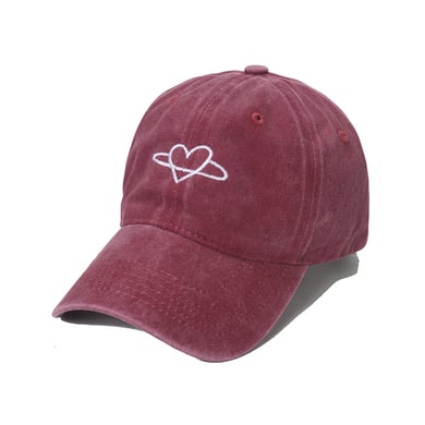 1 Adet Simple Series Simple Heart Pamuklu Kadın Şapkaları h5 Resim2