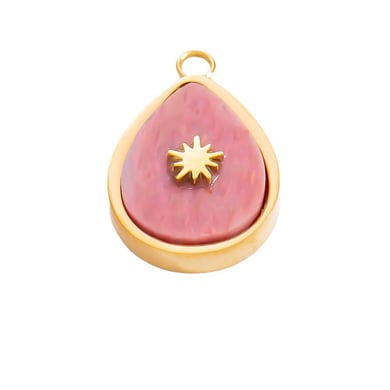 1 Stück Romantische Serie Retro Stern Edelstahl Gold Farbe Damen Anhänger h5 Bild8