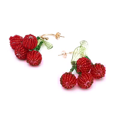 1 Pair Sweet Bead Cherry Drop Earrings h5 Picture3