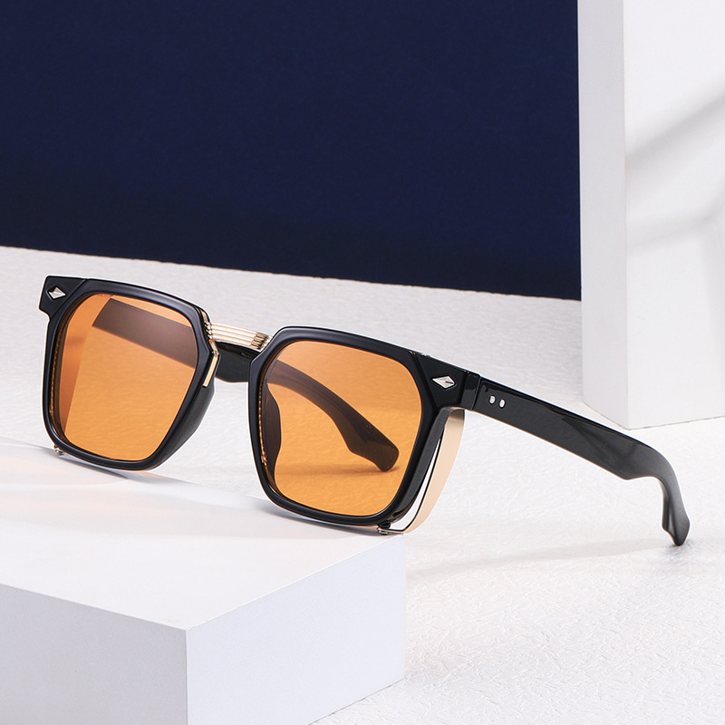 1 Paar Simple Series Alltags-Sonnenbrille aus einfarbigem Kunststoff für Damen Bild10