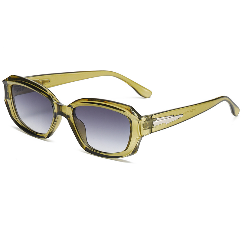 1 Paar Simple Series Alltags-Sonnenbrille aus einfarbigem Kunststoff für Damen Bild6