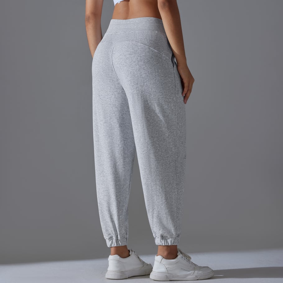 1 Piece Drawstring Solid Colored High Elasticity Daily Sports and Fitness Women's Sweatpants Picture9