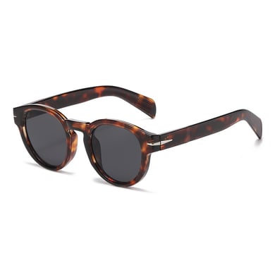 1 Piece Simple Series Retro Solid Color Plastic Women's Sunglasses h5 Picture8