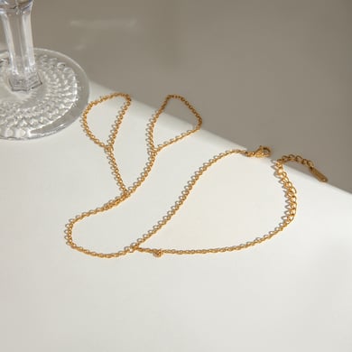 1 Piece Simple Series Hip-Pop/Rock Geometric Stainless Steel 18K Gold Plated Women Chain Bracelets h5 Picture4
