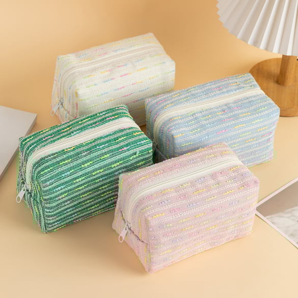 1 Adet Simple Series Basit Şerit Polyester Kadın Çantaları 2