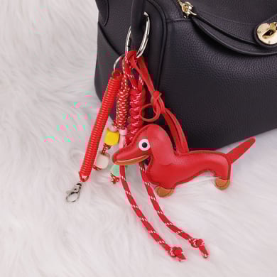 1 Piece Simple Series Cute Animal Leather Women's Bag Charms h5 Picture6