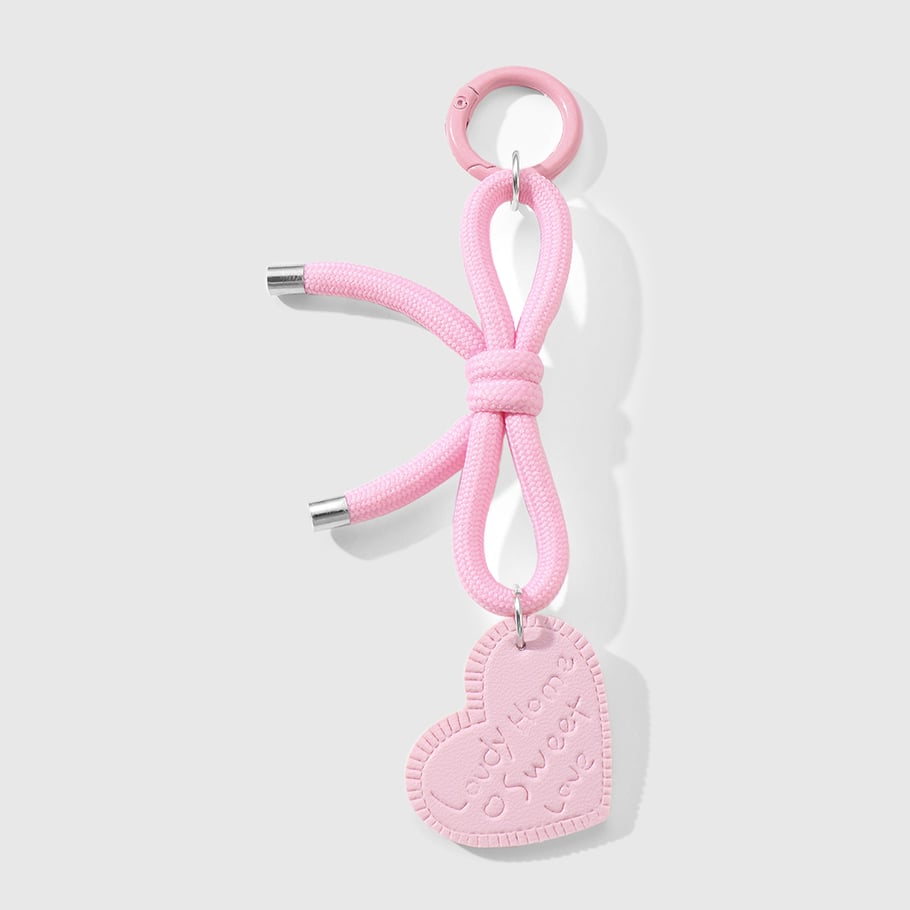 Leather Heart & Bow Knot Women's Bag Charms Picture12