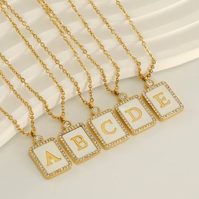 1 Piece Simple Series Daily Letter Women's Pendant Necklaces h5 Picture3