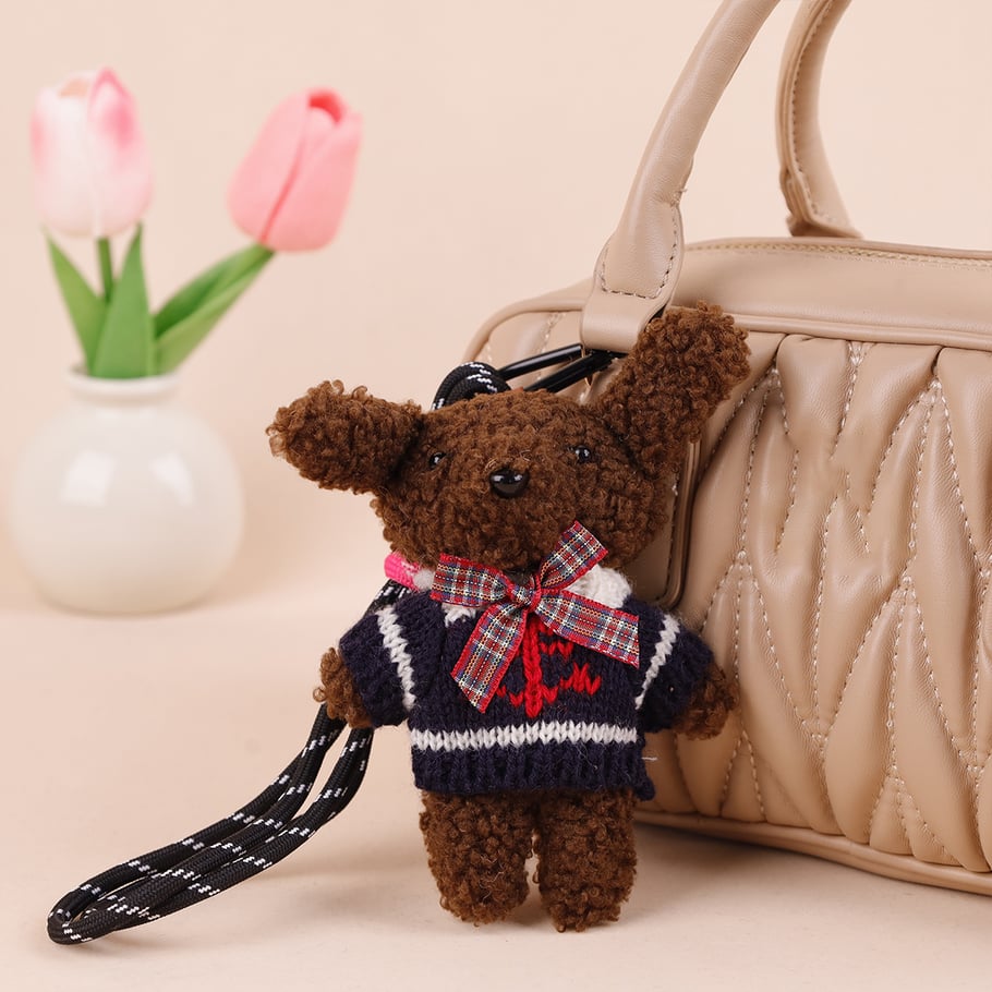 1 Piece Cute Dogs Wearring Sweater Women's Bag Charms Picture10